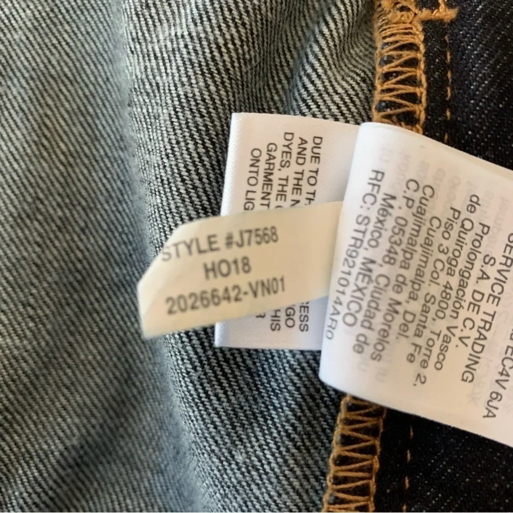 J. Crew Mercantile Slim Fit Dark Wash Jeans Size 29 Style J7568